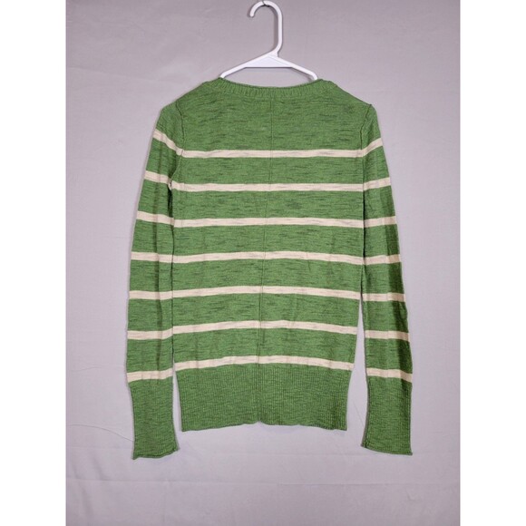 Retro Inspired Mossimo Womens Button Up Cardigan Sweater Size Small Striped - Picture 2 of 7